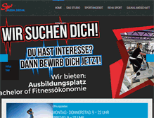 Tablet Screenshot of fitness-sha.de